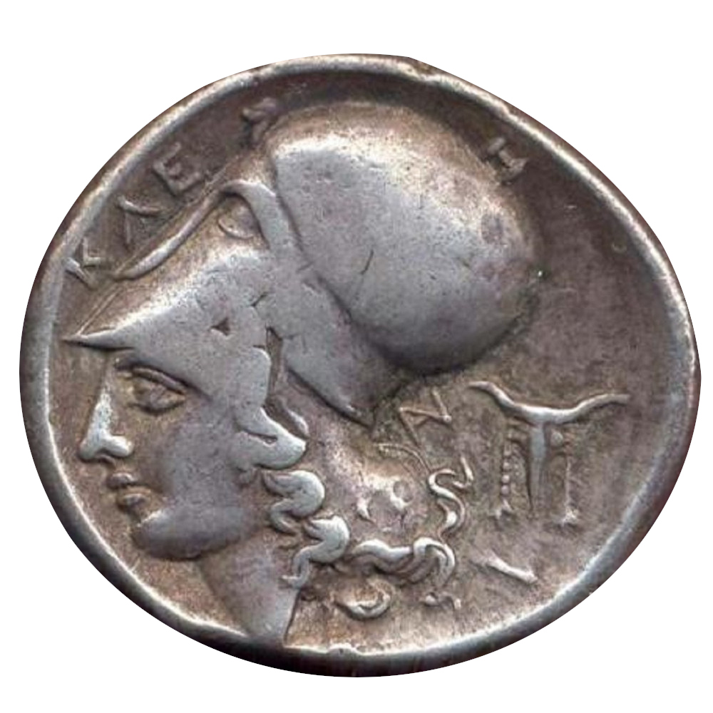 320-280BC Akarnania Anaktorion Pegasus Athena AR Stater - Nummum Coins