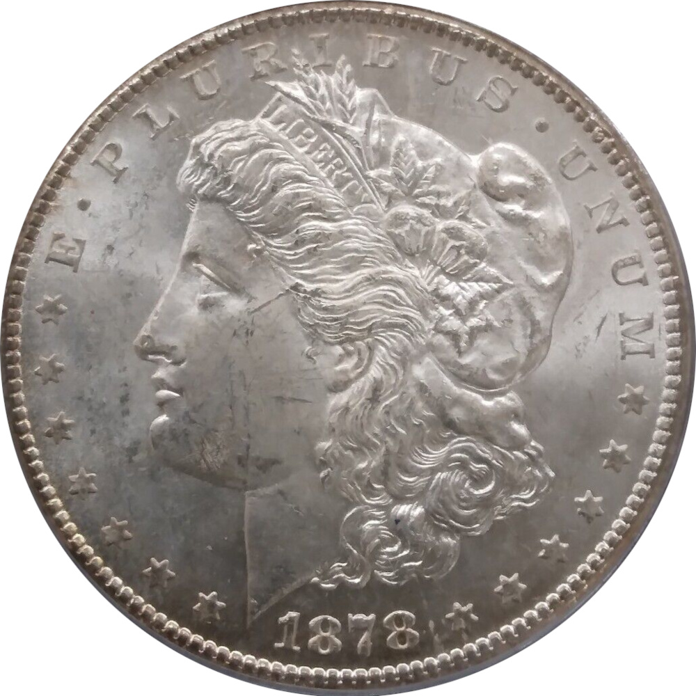 1878-CC $1 Morgan Silver Dollar - PCGS MS63 - Carson City Mint