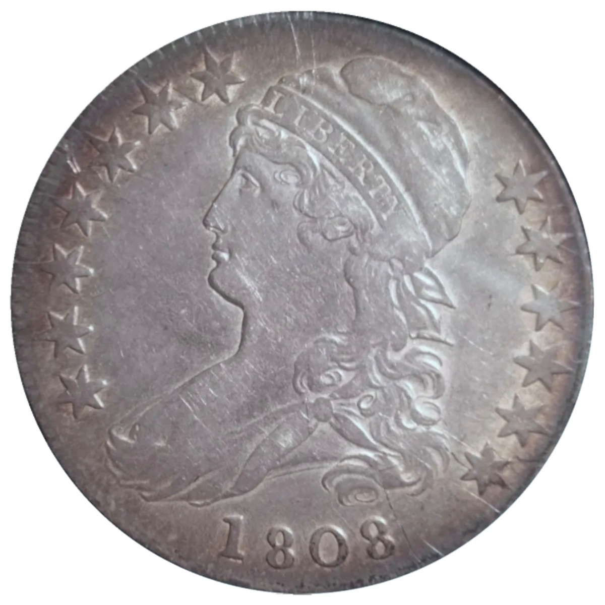 1808 50c Capped Bust Half Dollar #0