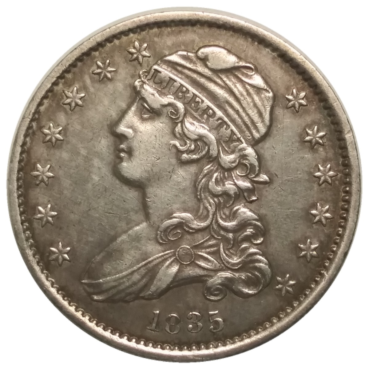 1835 25c Capped Bust Quarter
