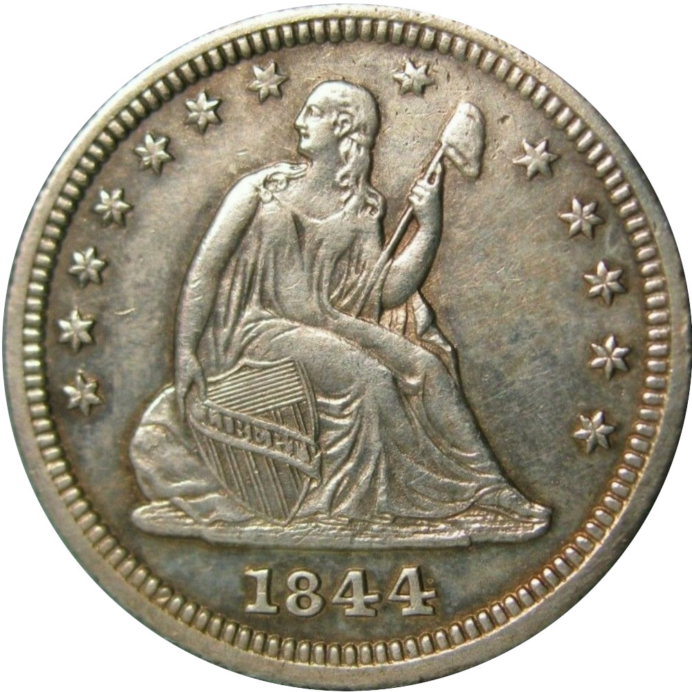 1844-O 25c Seated Liberty Quarter
