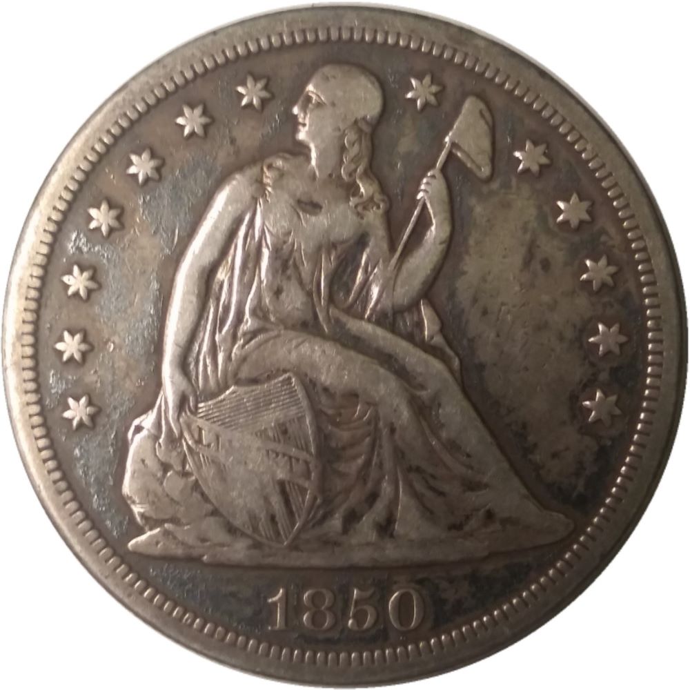 1850-O $1 Liberty Seated Dollar