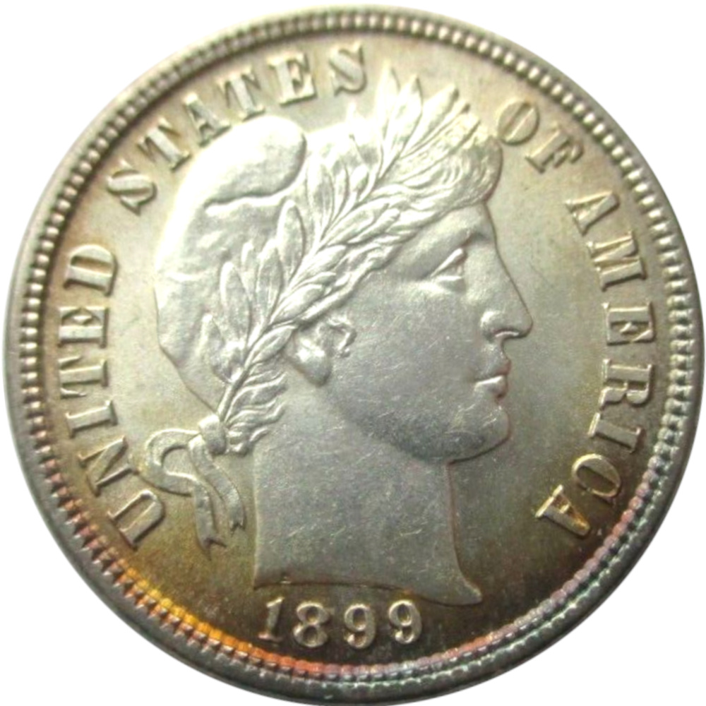 1899 10c Liberty Head Barber Dime