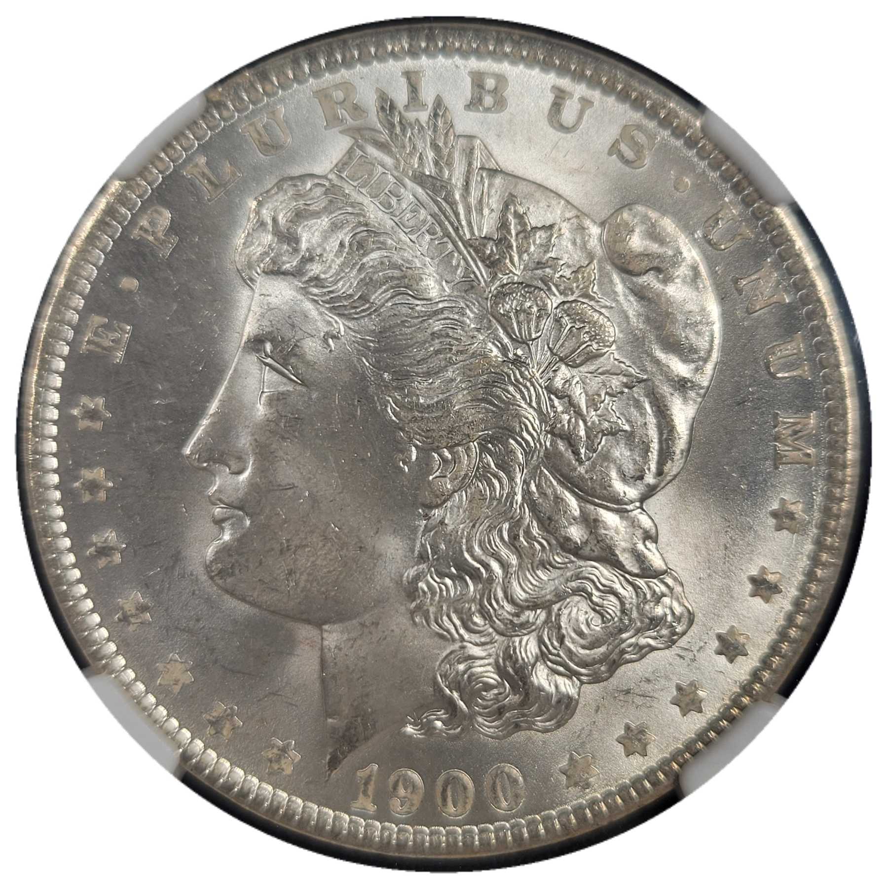 1900-O $1 Morgan Silver Dollar #3, NGC MS65