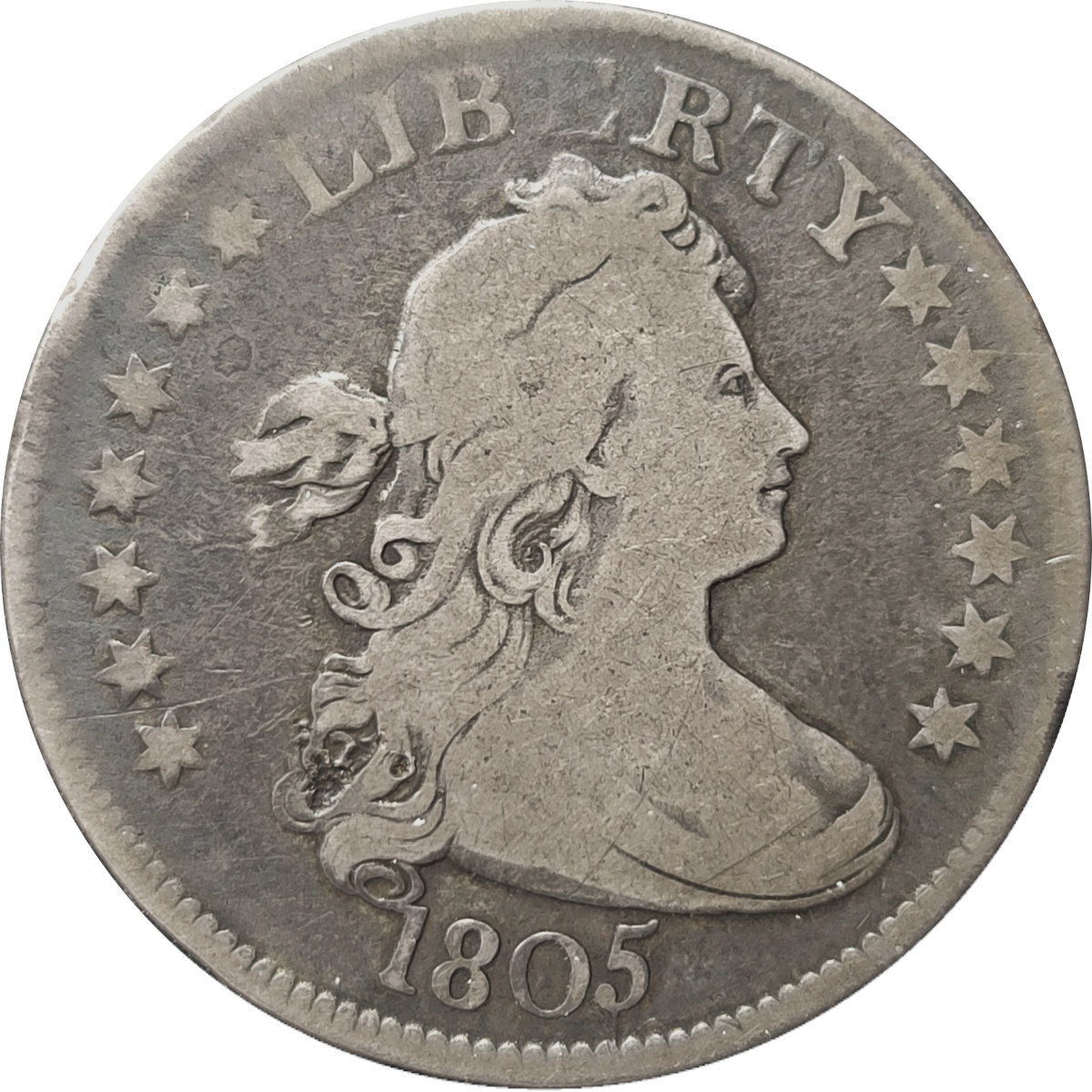 1805 25c Draped Bust Quarter, Browning-2
