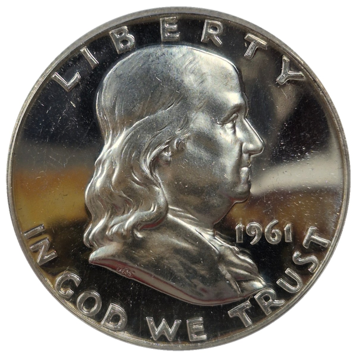 1961 50c Franklin Half Dollar #1, ICG PF66 DCAM